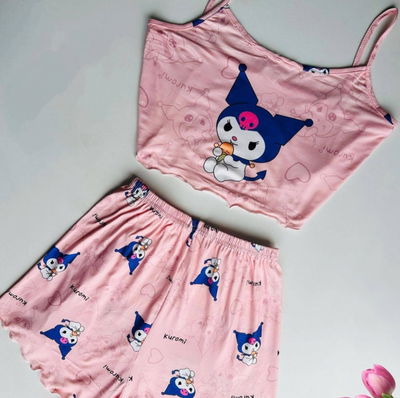 Pijama kuromi rosa heladito