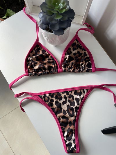 BIKINI PRINT PINK 