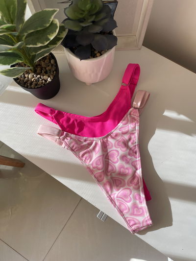 PACK X2 LESS LYCRA REGU corazón y fucsia