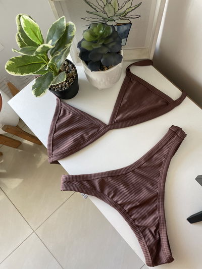 BIKINI TAYRA CHOCO CLARO 100