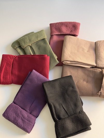 MEDIAS CON PIEL TÉRMICAS NEUTRO Y COLOR