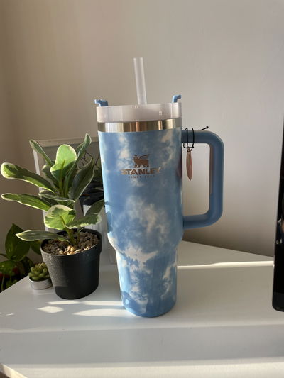 VASO TÉRMICO FRÍO CALOR STANLEY  replica premium 1300 ml CELESTE