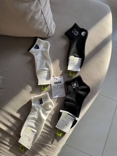 PACK X3 MEDIAS AMANECER SURTIDO NEGRO y BLANCO