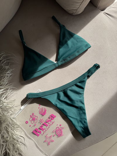 BIKINI CHER EMBOLSADA VERDE GALAPAGOS