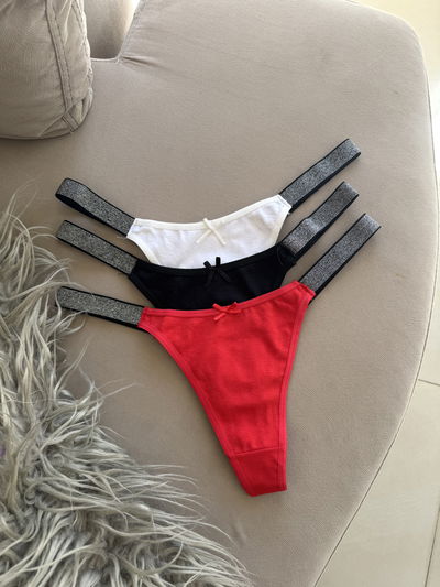 Pack x2 less algodón lurex