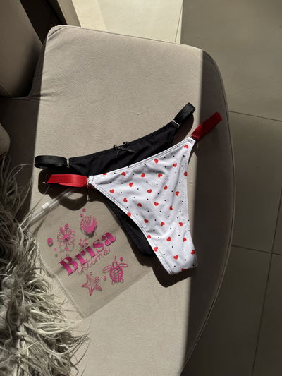 PACK X2 Micromorley   blanca corazón 