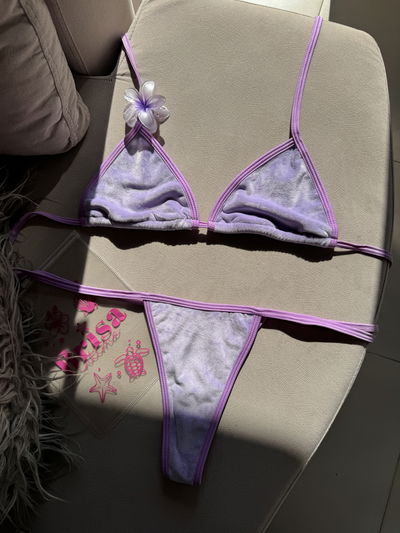 BIKINI CAPRI VELVET LILA