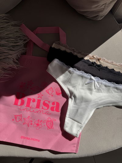 PACK X3 COLALESS ALGODÓN COLORES SURTIDOS