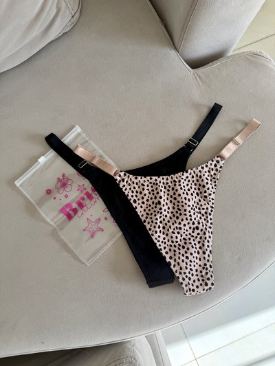 PACK LESS ALGODÓN PRINT NEGRA