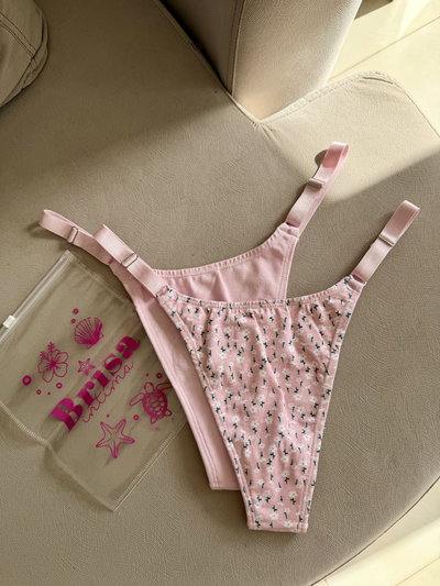 PACK LESS ALGODÓN pink