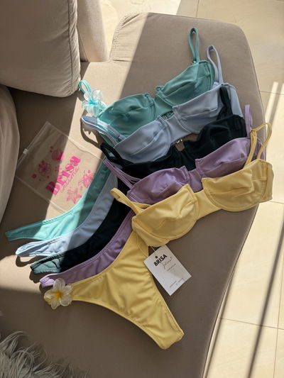 Bikini cocó pastel aro