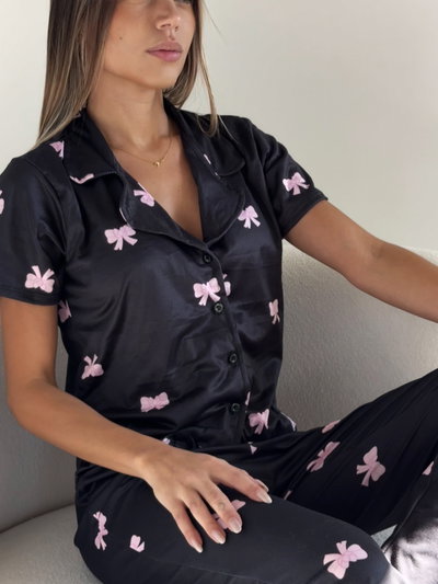 PIJAMA CAMISERO MOÑITO