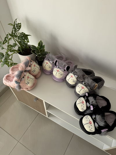 PANTUFLAS LUCIFER GATO