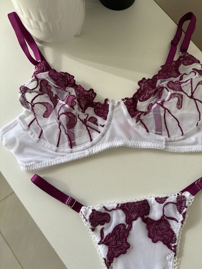 CONJUNTO antoniette bordó 