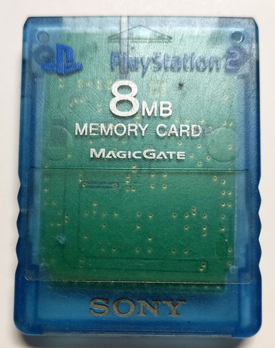 Memory Card "Translucent Blue" (PS2)