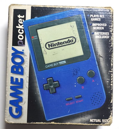 Game Boy Pocket "Blue" con Pantalla IPS