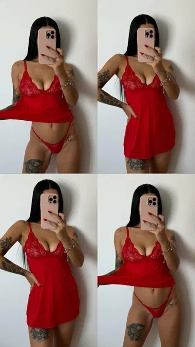 Baby doll cerrado rojo