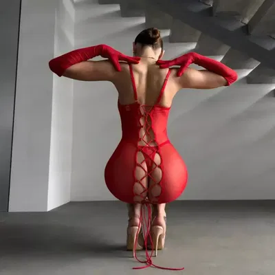 Vestido Malibú Rojo