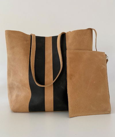 Tote de cuero