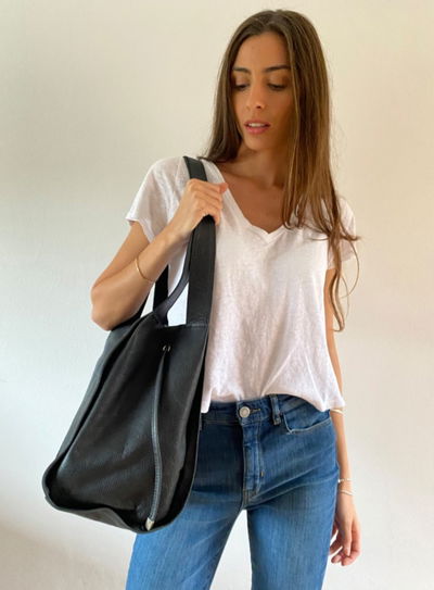 Tote de cuero 
