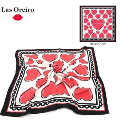 Pañuelo Las Oreiro Corazones