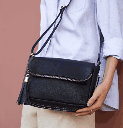 Cartera de cuero 