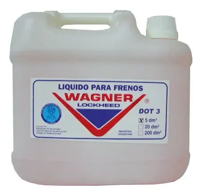 LIQUIDO DE FRENOS DOT 3 5 LITROS WAGNER LOCKHEED L110211