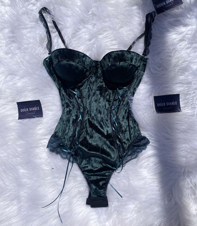 Body Eloise verde inglés - por pedido