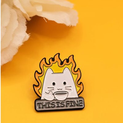 Pin gato this is fine