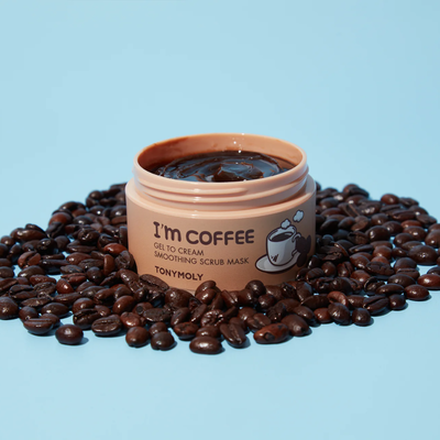 TonyMoly - I´m coffee gel to cream smoothing scrub mask