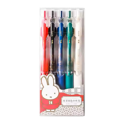 Set lapiceras gel Miffy