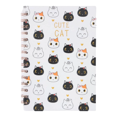 Cuaderno anillado Cute cat