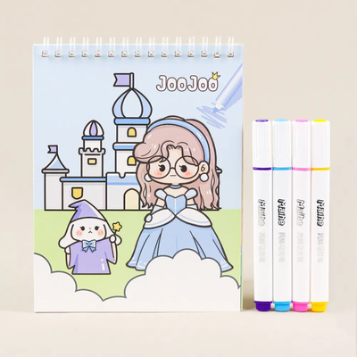 JooJoo libro para colorar + fibras