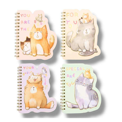 Anotador anillado gatos