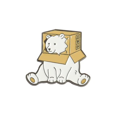 Pin oso caja