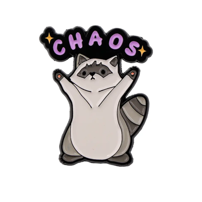 Pin mapache chaos