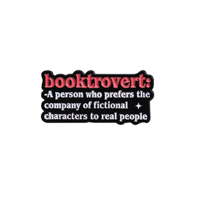 Pin booktrovert