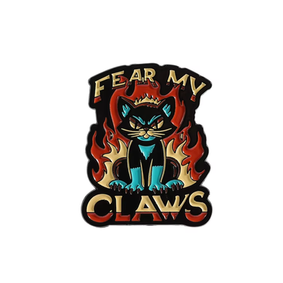 Pin gatito claws