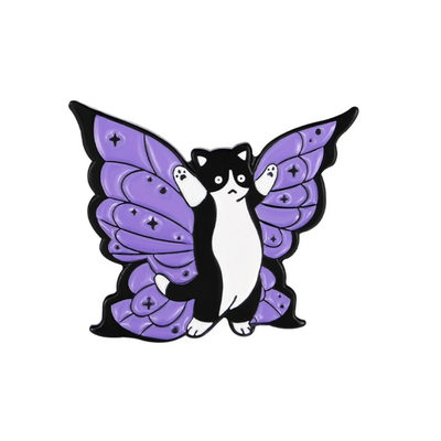 Pin gatito mariposa 2