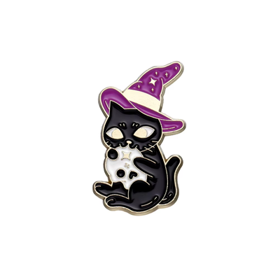 Pin gatito brujeria