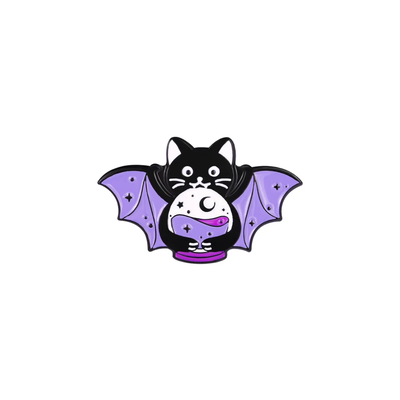 Pin gatito vampiro