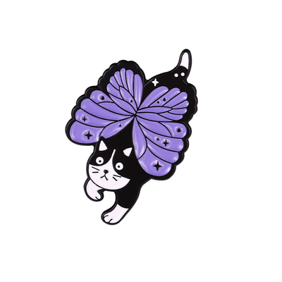 Pin gatito mariposa