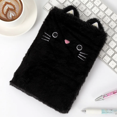 Cuaderno peluche gato