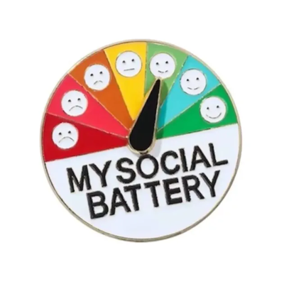 Pin Social battery