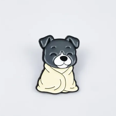 Pin perrito baño