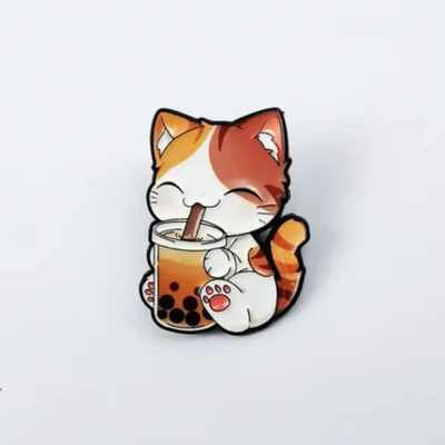 Pin gato boba