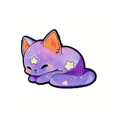 Pin gato galactico 7