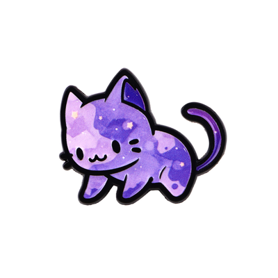 Pin gato galactico 2