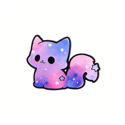 Pin gato galactico 6
