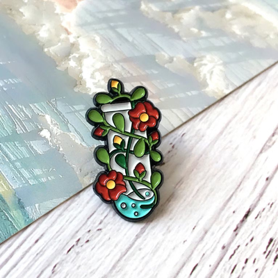 Pin ubo de ensallo floral